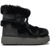 Moon Boot Ltrack Faux Fur WP Damen Winterstiefel mit Kunstpelz schwarz EU 41