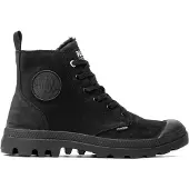 Palladium Winterboots "PAMPA HI ZIP WL", Herren, Gr. 46, wärmend, schwarz (schwarz, schwarz), Leder, Schuhe Winterboots, Winterschuhe, Schnürboots, Winterstiefel, Snowboots, gefüttert