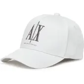 Armani Exchange für Herren. XM000811AF13343U0009 Baseballkappe weiß (OSFA), Lässig, Baumwolle