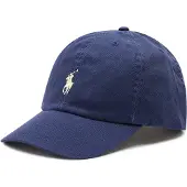 Ralph Lauren Unisex für Kinder. 322552489004 Marineblaue Chino-Mütze aus Baumwolle (5/7años), Lässig, Kinderbekleidung