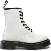 Dr. Martens 1460 Bex Smooth Leather Platform Boots - Weiß, 3