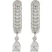 GUESS Ohrringe Guess JSBE04 510JW Silberfarben