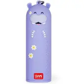 Legami - Tragbares Ladegerät - My Super Power, lädt 2 Geräte gleichzeitig, USB-Kabel Typ C im Lieferumfang enthalten, tragbare Powerbank, Durchmesser 3,5 cm, Höhe 11,60 cm, Hippo
