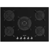 Smeg Pv375n 75 Cm Gasherd 5 Brennern Schwarz Schwarz One Size