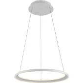 Schöner Wohnen Hängelampe QUILLO, dimmbar, weiß / opal, für Wohn- / Esszimmer, Aluminium, Modern, Pendelleuchte