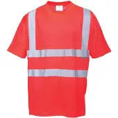 Portwest Warnschutz T-Shirt S478" - Rot M"