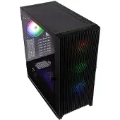 Kolink UNITY LATERAL ARGB, Midi Tower, PC, Schwarz, ATX, EATX, micro ATX, Mini-ITX, Acrylnitril-Butadien-Styrol (ABS), Metall, Gehärtetes Glas, Gaming