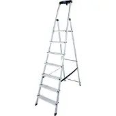 Krause Stehleiter 126351 Stufen-Safety Alu-Leiter. 7 Stufen