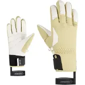 Ziener Skihandschuhe "KALE-Z AS AW glove lady", Damen, Gr. 8,5, beige (sage leaf), Materialmix, Handschuhe Skihandschuhe