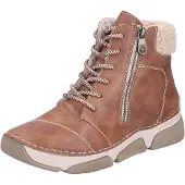 Rieker Winterboots Schnürboots, Stiefelette, Casual-Boots mit Reißverschluss außen