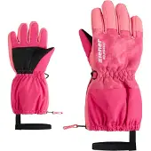 Ziener Skihandschuhe "LEVIO-Z AS glove mini", Kinder, Gr. 2,5, tie dye pop pink, Polyester, Handschuhe Skihandschuhe