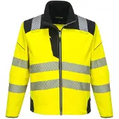 Portwest Warnschutz- Softshelljacke gelb S