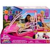 Barbie „ Mysteries: Beach Detectives“ Ultimativer Strand-Buggy Spielset mit mehr als 10 Zubehörteilen, 3 Jahr(e), 254 mm, 622 g, Mehrfarbig