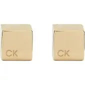 Calvin Klein 35000246 Damen-Ohrringe Ohrstecker Edelstahl Goldfarben Geometric