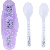 Disney interactive Set 2 Löffel Mit Transportbehälter Lilo und Stitch