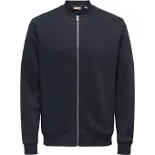 Only & Sons Sweatjacke "ONSCERES REG ZIP BOMBER JCK NOOS" Baumwollmischung, regular fit