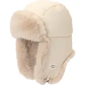 Barts Hawka Fliegermütze in weiß, Größe Einheitsgröße