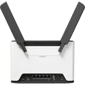 Mikrotik Chateau 5G R17 ax, Wi-Fi 6 (802.11ax), Dual-Band (2,4 GHz/5 GHz), Ethernet/LAN, 5G, Schwarz, Grau, Desktop-/Pol-Router