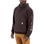 Carhartt Hoodie K288 Logo Sweatshirt Herren Dark Sepia-XS