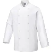 Portwest Kochjacke C836" Sussex - Weiss XXXL"