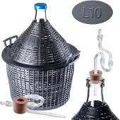 Kadax Wine Caramel 10 Liter Weinballonrohrkorken im Korbset