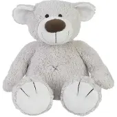 Happy horse Kuscheltier Bär Baggio 70cm - Grau - Großer Plüschbär