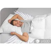 Schlafstil 3-Kammer-Kopfkissen "D600", (1 St.), hergestellt in Deutschland, allergikerfreundlich