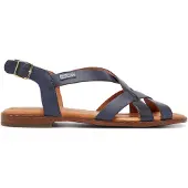 Pikolinos ALGAR Damen Sandalette - Riemchen Sandalen blau NEU