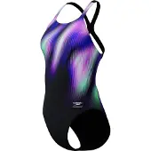 Speedo Fl Placement Printed Powerback Badeanzug