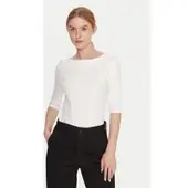 Calvin Klein Bluse LV044C217G Weiß Slim Fit