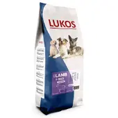 Lukos Premium Hundefutter Probepackungen | Adult Medium mit Lamm & Reis 3 kg