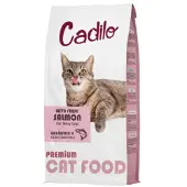 Cadilo Adult Grain Free w/Fresh Salmon - premium getreidefreies Katzenfutter | 2 x 2 kg