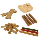 Brekz Rice Dental Kaustangen L für Hunde (23 cm - 3 Stück)