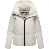 MARIKOO Winterjacke "Ninikaa" kurze Winterjacke mit extra hohem Windschutzkragen