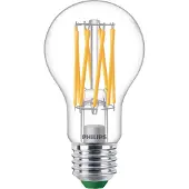 Philips Filament-Lampe, transparent, 75W A60 E27, 5,2 W, 75 W, E27, 1095 lm, 50000 h
