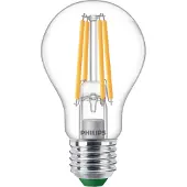 Philips Filament-Lampe, transparent, 40W A60 E27, 2,3 W, 40 W, E27, 485 lm, 50000 h