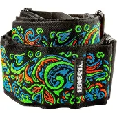 Dunlop Riemen JH27 Hendrix Blacklight Love Drops Blau