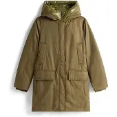 Tommy Hilfiger Wintermantel "PADDED NYLON REG PARKA", Damen, Gr. XL (42), grün (utility olive), Web, Obermaterial: 59% Baumwolle, 41% Polyester, unifarben, Mäntel Wintermantel