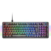 Mars Gaming Clavier Gamer Mécanique (Yellow Switch) Mkpro RGB (Noir)
