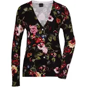MADELEINE Strickjacke "Cardigan Sommerliche Strickjacke, Unikat-Print"