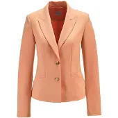MADELEINE Taillierter Blazer mit Leistentaschen in pfirsich | Gr.: 38