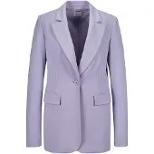 MADELEINE Jerseyblazer "Blazer Langer Jersey-Blazer", Damen, Gr. 34, lila (hellamethyst), Obermaterial: 67% Viskose CV. 27% Polyamid PA. 6% Elasthan EL., Modern, normal, Blazer Jerseyblazer