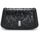 BOSS Ariell Clutch aus Leder mit Pailletten-Verzierung Grösse ONESI