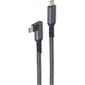 Shiverpeaks BS14-75014, 1 m, USB C, USB C, USB 3.2 Gen 2 (3.1 Gen 2), 10 Gbit/s, Schwarz, Weiß