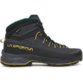 La Sportiva - Approach-Schuhe GORE-TEX - Tx4 Evo Mid GTX Carbon/Bamboo für Herren aus Leder - Größe 44 - schwarz