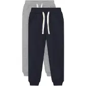 Minymo MIBoys Jungen Hose Sweathose 2er Pack Baumwollmischung regular fit