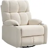 HOMCOM Relaxsessel-88L x 96B x 108H cm-Beige | Gr.: onesize