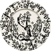 Iittala Essensteller Taika Schwarz 22 cm