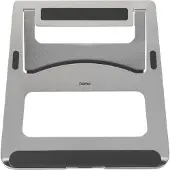 Hama Laptop-Ständer "Laptop-Stand "Aluminium", faltbar, bis 40 cm (15,6"), Silber", silber, B:23cm H:1cm T:23cm, Gerätehalterungen, Notebook Ständer, Laptop-Ständer