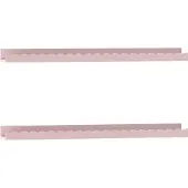 En.casa Kinder-Wandregal 2er Set Vestnes 60x10x5 cm Cotton Candy